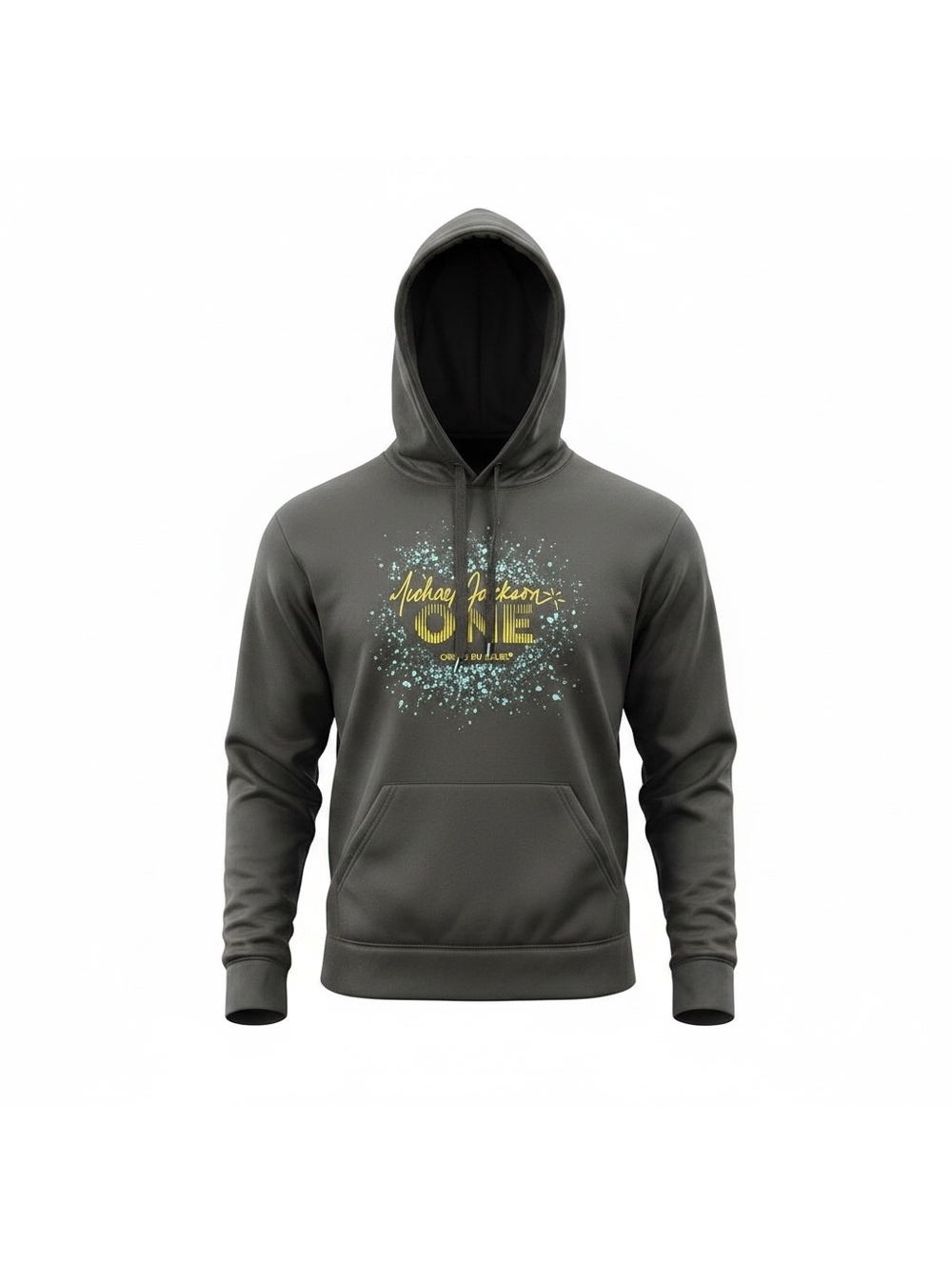 Michael Jackson ONE Cirque du Soleil Black Hoodie with Colorful Graphic, Sz XL